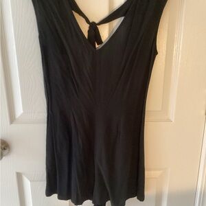 Express Black Sleeveless romper